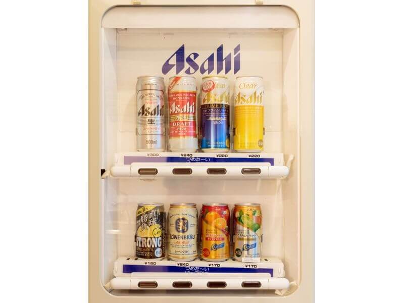 Vending machine for beer